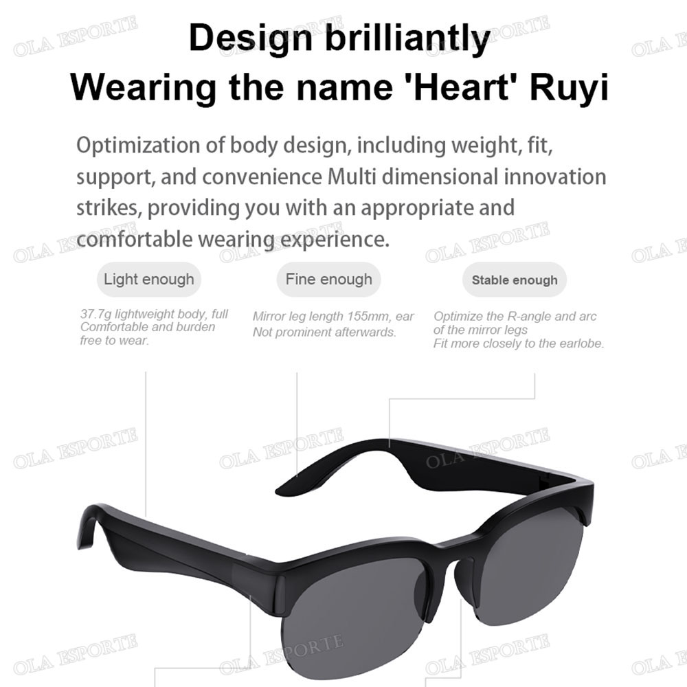 Smart Bluetooth V5.3 Sunglasse - Esports Gamer 评论和价格