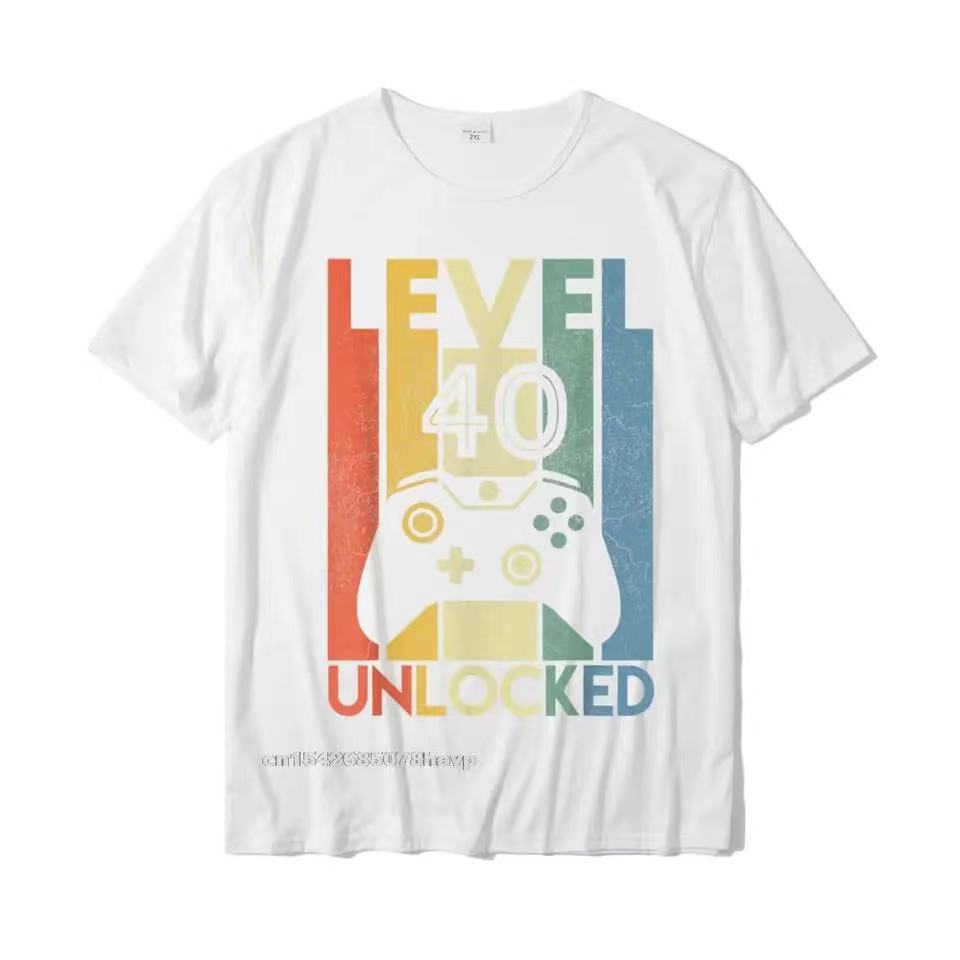 Level 40 Unlocked Funny Video  - Esports Gaming Shirts 评论和价格
