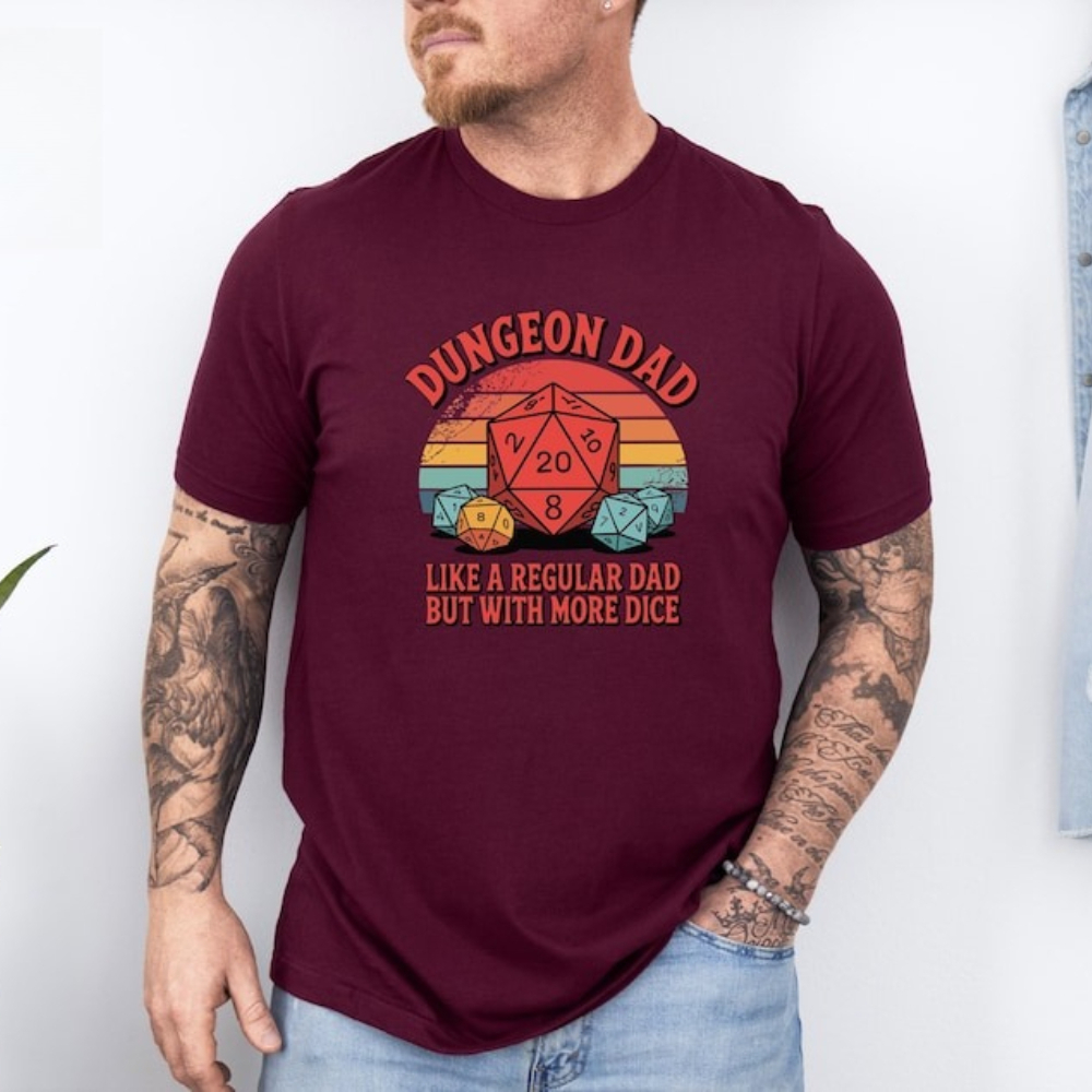 Dungeon Dad Shirt Funny Dungeo - Esports Gaming Shirts 评论和价格